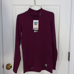 Nike pro purple‎ turtle neck sweater long sleeve